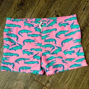 Chubbies The Glades Alligator Print Swim Trunks